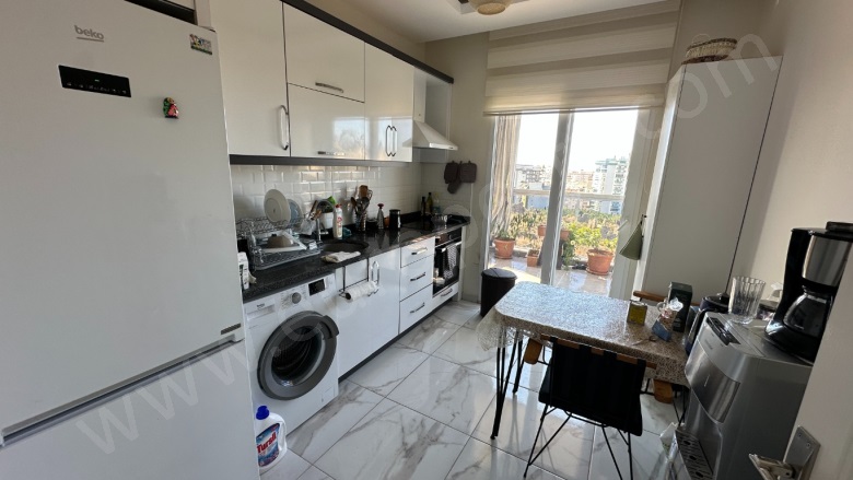 Mahmutlar Mah. Alanya Satılık Daire |  4+1 Oda | 190M2 185.000€ Eşyalı  | Çatı Dubleksi | Klima | 4 Banyo | 4 Yatak Odası Resim-5