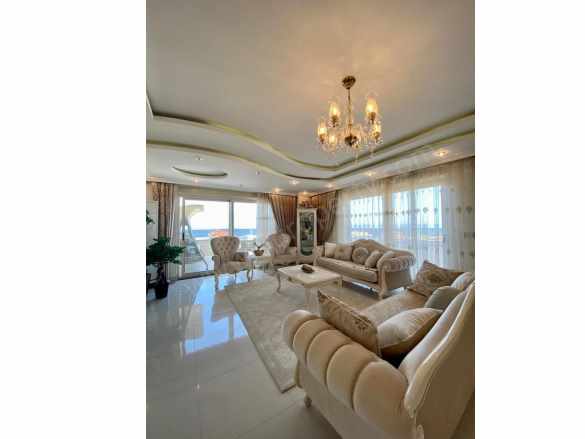 Alanya Mahmutlarda Yenisey 4 Residencede 3+1 Deniz Manzaralı Satılık Daire Mahmutlar Mah