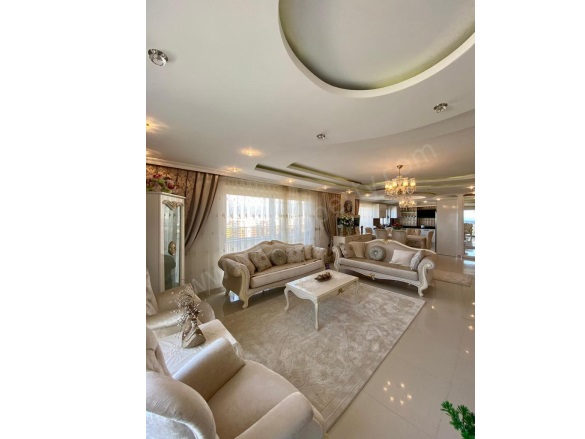 Mahmutlar Mah. Alanya Satılık Daire |  3+1 Oda | 300M2 590.000€ Eşyalı  | Dubleks | Yerden Isıtma | 2 Banyo | 3 Yatak Odası Resim-4
