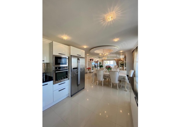 Mahmutlar Mah. Alanya Satılık Daire |  3+1 Oda | 300M2 590.000€ Eşyalı  | Dubleks | Yerden Isıtma | 2 Banyo | 3 Yatak Odası Resim-5