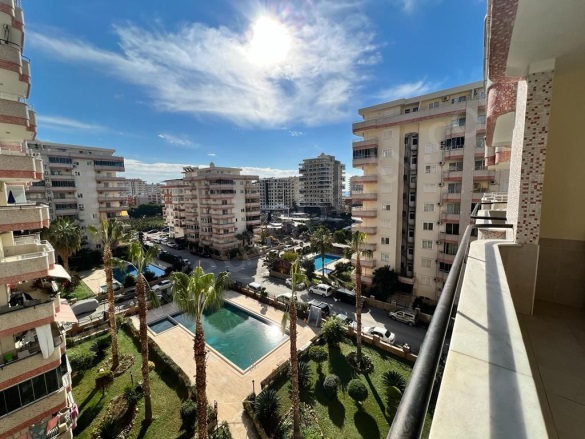 Mahmutlar Mah. Alanya Kiralık Daire |  2+1 Oda | 115M2 Aylık 20.000Tl Eşyalı  | Klima | 2 Banyo | 1 Yatak Odası Resim-1