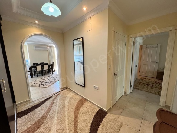 Mahmutlar Mah. Alanya Kiralık Daire |  2+1 Oda | 115M2 Aylık 20.000Tl Eşyalı  | Klima | 2 Banyo | 1 Yatak Odası Resim-2