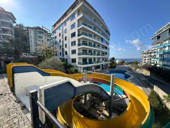 Alanya Kargıcakta Full Aktiviteli Site içinde 1+1 Deniz Manzaralı Satılık Daire Kargıcak Mah