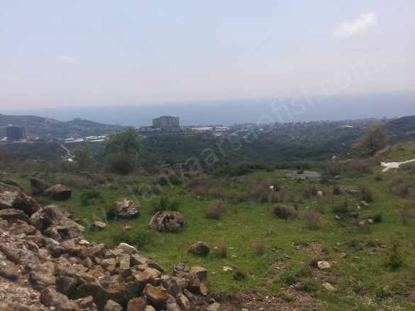 Alanya Mahmutlarda Satılık Arsa Deniz Manzaralı imarlı Müstakil Mahmutlar Mah