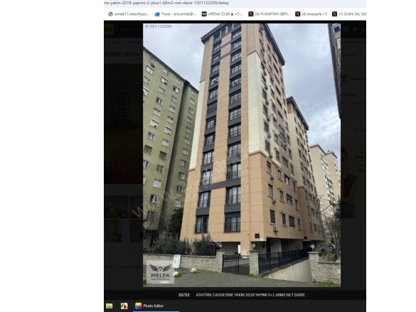 Sahrayıcedit Mah. Kadıköy Satılık Daire |  2+1 Oda |12.500.000Tl | 12. Kat | Merkezi Isınma(Pay Ölçer) | 2 Banyo Resim-1