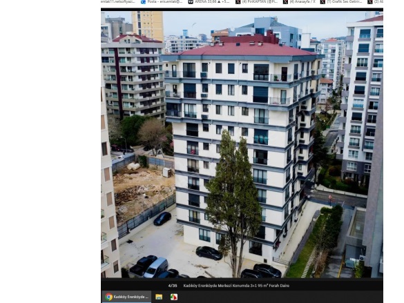 Erenköy Mah. Kadıköy Satılık Daire |  3+1 Oda | 95M2 26.500.000Tl  Krediye Uygun  | 9. Kat | Merkezi Isınma(Pay Ölçer) | 1 Banyo Resim-1