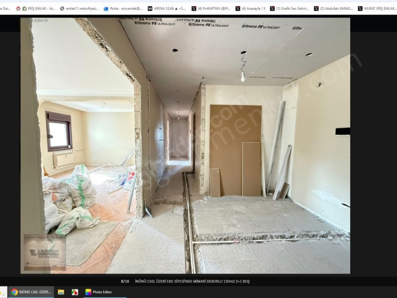 İSTANBUL KADIKÖY İnönü Cad. Site İçerisinde Mimari Dekorlu, Balkonlu 120 m² 2+1