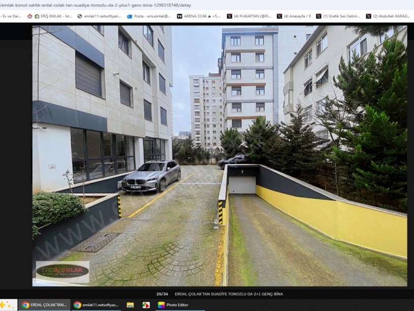 İSTANBUL KADIKÖY SUADİYE TONOZLU DA 2+1 GENÇ BİNA