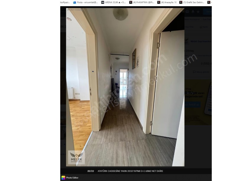 İSTANBUL KADIKÖY ATATÜRK CADDESİNE YAKIN 2018 YAPIMI 2+1 68M2 NET DAİRE