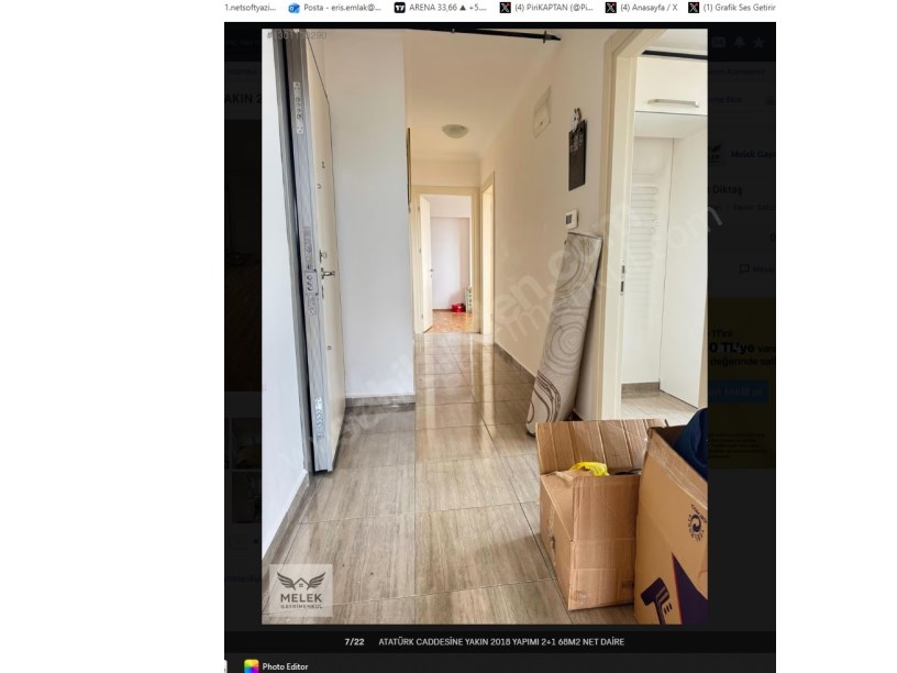 İSTANBUL KADIKÖY ATATÜRK CADDESİNE YAKIN 2018 YAPIMI 2+1 68M2 NET DAİRE