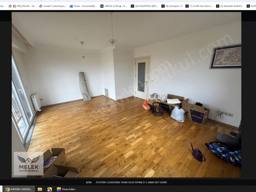 İSTANBUL KADIKÖY ATATÜRK CADDESİNE YAKIN 2018 YAPIMI 2+1 68M2 NET DAİRE