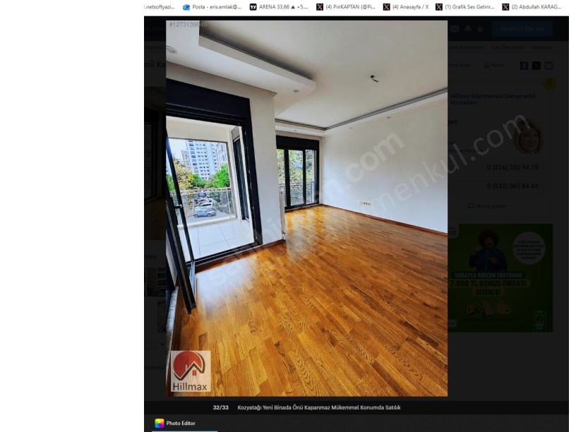 İSTANBUL KADIKÖY Kozyatağı Yeni Binada Önü Kapanmaz Mükemmel Konumda Satılık