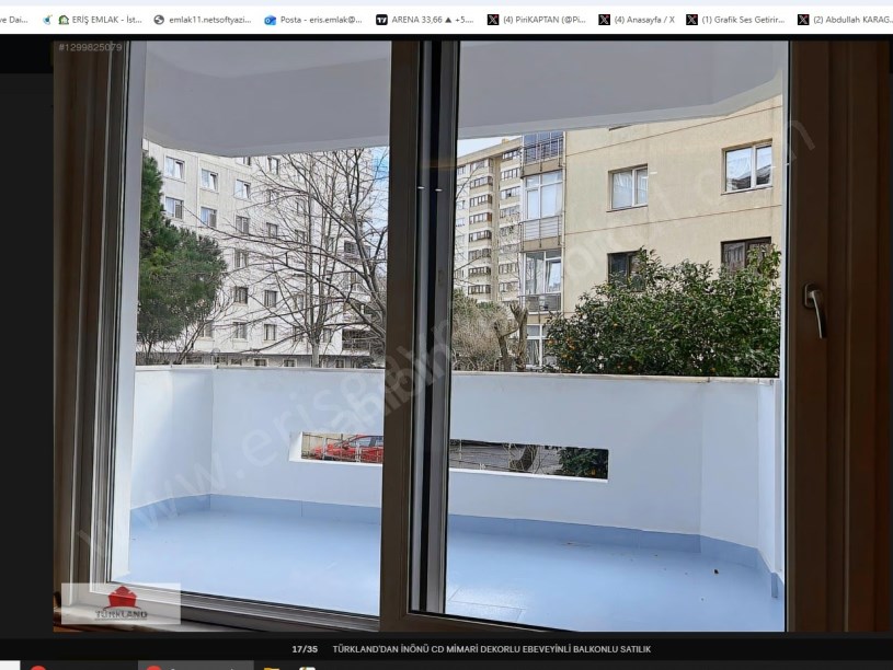 İSTANBUL KADIKÖY  İNÖNÜ CD MİMARİ DEKORLU EBEVEYİNLİ BALKONLU SATILIK