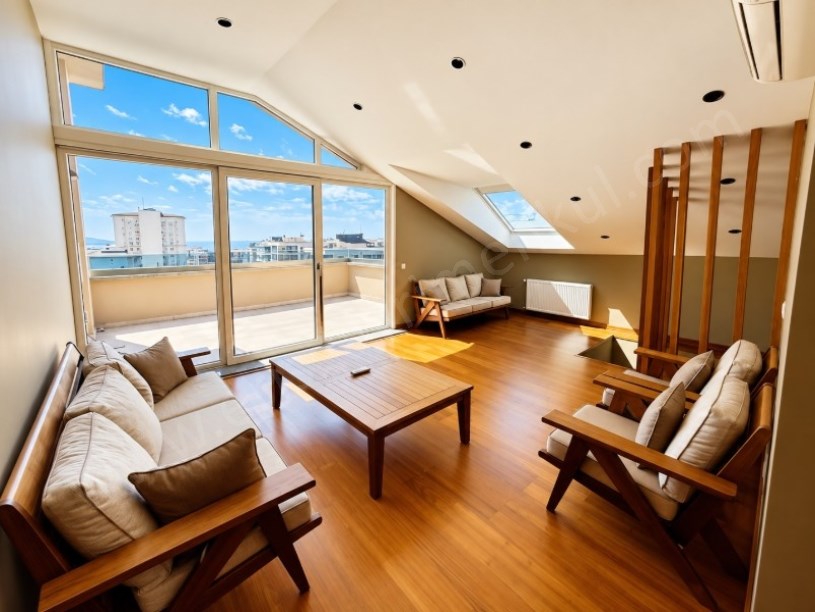 BOSTANCIDA KAPANMAZ DENİZ MANZARALI 4+2 ALTERNATİFSİZ DUBLEKS DAİRE