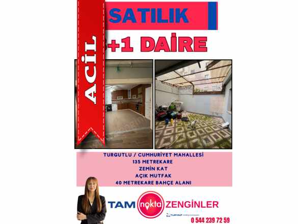 Satılık Daire istiklal Mahallesi 3+1 Turgutlu