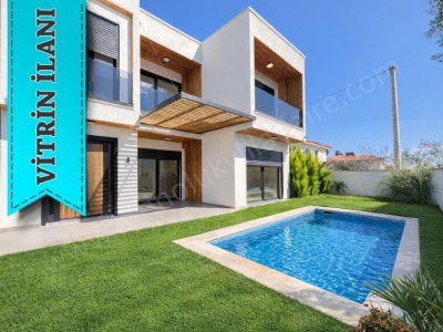 Gürede Havuzlu Saunalı 5+1 Tam Müstakil Satılık Villa Edremit Güre Mah