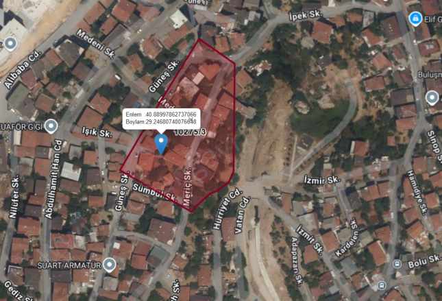 Pendik Dumlupınarda Toprak Hisseli 2+1 Satılık Daire Dumlupınar Mah