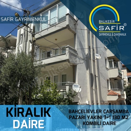 Bahçelievler Altıeylül Kiralık Daire |  3+1 Oda | 130M2 Aylık 26.500Tl | 3. Kat | Kombi | 1 Banyo | 3 Yatak Odası Resim-1