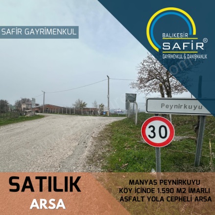 Peynirkuyu Manyas Satılık Arsa |  1590M2 3.190.000Tl Resim-1