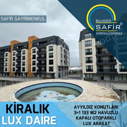 Gaziosmanpaşa Altıeylül Kiralık Daire |  3+1 Oda | 133M2 Aylık 45.000Tl | 2. Kat | Merkezi Isınma | 2 Banyo | 3 Yatak Odası Resim-1
