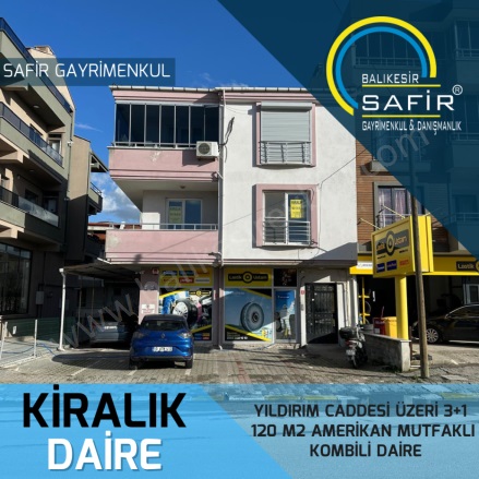 2.Gündoğan Altıeylül Kiralık Daire |  3+1 Oda | 120M2 Aylık 23.000Tl | 1. Kat | Kombi | 1 Banyo | 3 Yatak Odası Resim-1
