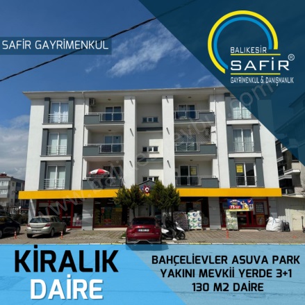 Bahçelievler Altıeylül Kiralık Daire |  3+1 Oda | 130M2 Aylık 36.500Tl | 3. Kat | Kombi | 1 Banyo | 3 Yatak Odası Resim-1