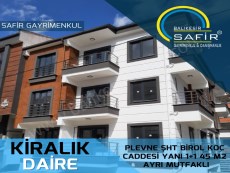 BALIKESİR KİRALIK DAİRE SAFİR DEN PLEVNE ŞHT BİROL KOÇ CADDESİ YANI 1+1 45 M2 AYRI MUTFAKLI 