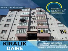 BALIKESİR KİRALIK DAİRE SAFİR DEN ADNAN MENDERES HUZUREVİ YANI 3+1 105 M2 KOMBİLİ YÜKSEK GİRİŞ DAİRE