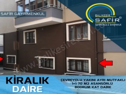 Karesi Maltepe Kiralık Daire 1+1 70 M2 | Bodrum | Kombi | 1 Banyo | 1 Yatak Odası