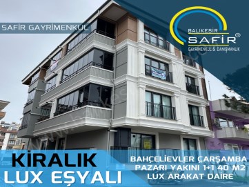 BALIKESİR EŞYALI KİRALIK DAİRE SAFİR DEN BAHÇELİEVLER ÇARŞAMBA PAZARI YAK.1+1 40 M2 LUX ARAKAT DAİRE