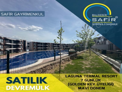 Balıkesir Satılık Devremülk Safir Den Laguna Termal Resort 7 Günlük (Golden Key Üyeliği) Mavi Dönem Stüdyo Sındırgı Çaygören