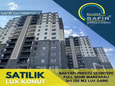 Balıkesir Satılık Daire Safir Den Bakyapı Prestij Seyirtepe Full Şehir Manzaralı 3+1 126M2 Lux Karesi 2 Sakarya
