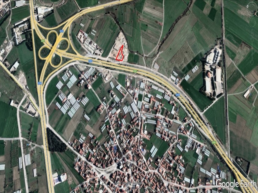 BALIKESİR SATILIK TARLA SAFİR DEN BURSA İZMİR KARAYOLU ÜZERİ YOLA CEPHELİ 2.180 M2 TİCARİ AMAÇLI