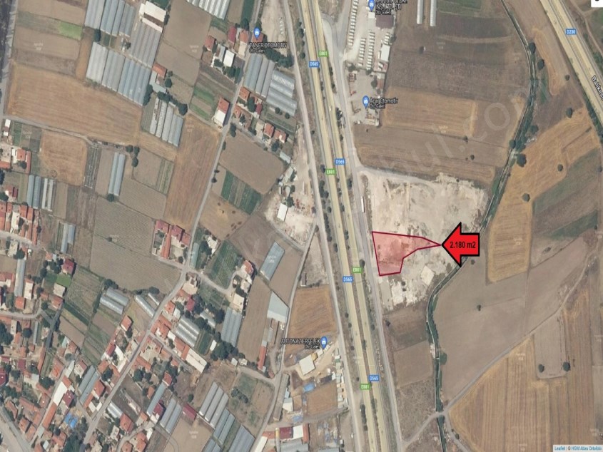 BALIKESİR SATILIK TARLA SAFİR DEN BURSA İZMİR KARAYOLU ÜZERİ YOLA CEPHELİ 2.180 M2 TİCARİ AMAÇLI