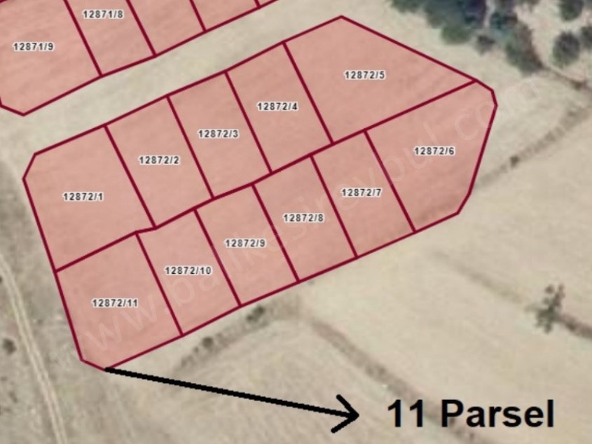 BALIKESİR SATILIK ARSA SAFİR DEN GAZİOSMANPAŞA TOPLAMDA 11 ARSA 4.806 M2 ADA 