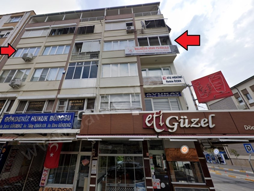 BALIKESİR KİRALİK OFİS SAFİR DEN ÇARŞI MERKEZ VALİLİK KARŞISI 3+1 130 M2 ARAKAT OFİS BÜRO