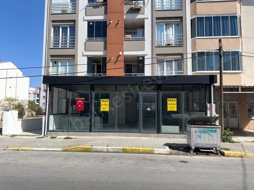 BALIKESİR KİRALIK DÜKKAN SAFİR DEN GÜMÜŞÇEŞME EMLAK KONUT ARKASI ÇARŞIYA YAKIN 370 M2 DEPOLU DÜKKAN
