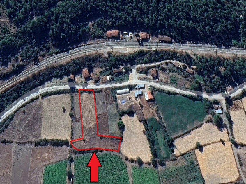 BALIKESİR SATILIK ARSA SAFİR DEN DURSUNBEY KÜÇÜKLERDE DOĞA İÇİNDE TREN İSTASYONLU 3.495 M2 ARSA