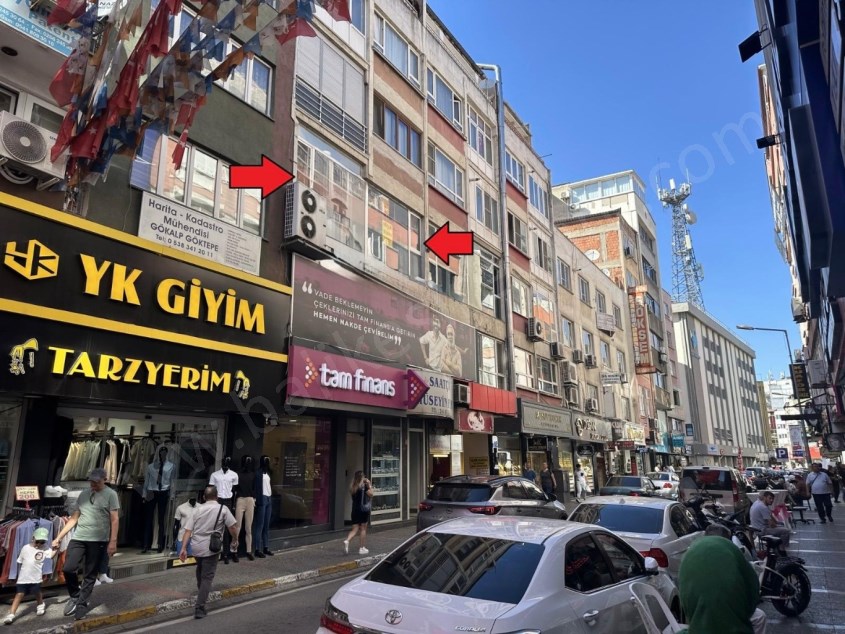 BALIKESİR KİRALIK OFİS BÜRO SAFİR DEN ÇARŞI MERKEZ ATALAR CAD.ÜZERİ 2+1 100 M2 KULLANIMA HAZIR  