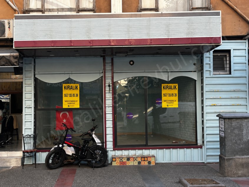 BALIKESİR KİRALIK DÜKKAN SAFİR DEN ÇARŞI MERKEZ ANAFARTALAR CAD.ÜZERİ 19 M2 BACALI