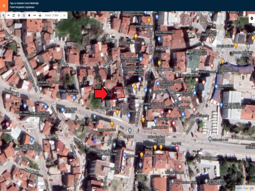BALIKESİR SATILIK BİNA SAFİR DEN ANAFARTALAR CD.YANI 201 M2 ARSA İÇİNDE KİRA GETİRİLİ KOMPLE BİNA 