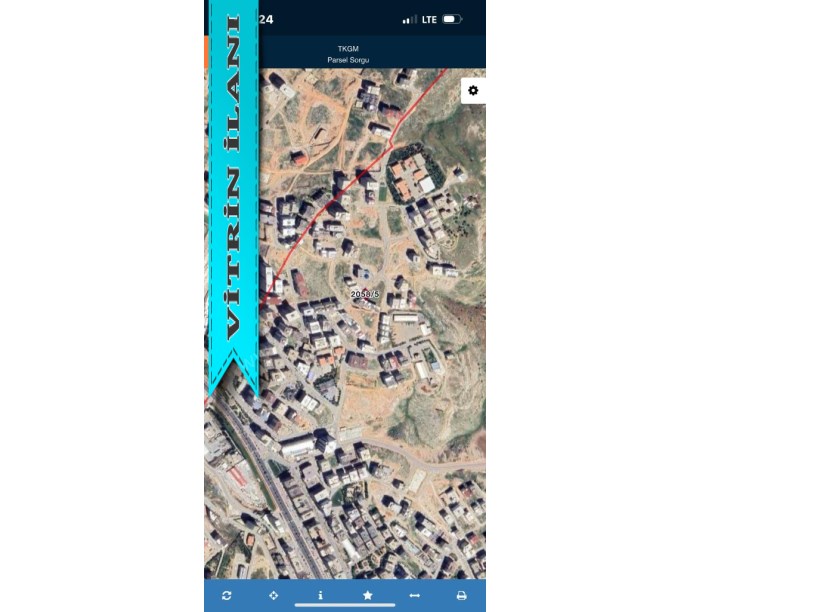 Arsa Bankası Merkezden Telekom arkasında SATILIK 461 M2 ARSA