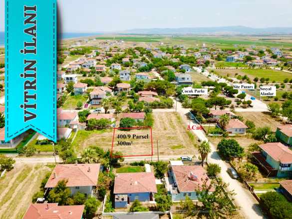 *3 Caddede 300M2 Batı Cepheli Süper Satılık Arsa Biga Gümüşçay Denizatı Emlak