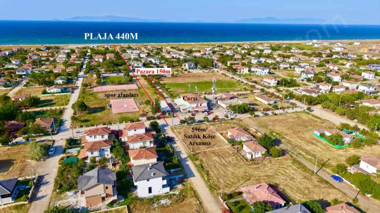 6 Cadde Üzeri Çarşıya Sıfır 597M2 Kuzey Batı Cephe Köşe Başı Satılık Arsa Larımız Biga Gümüşçay Denizatı Emlak