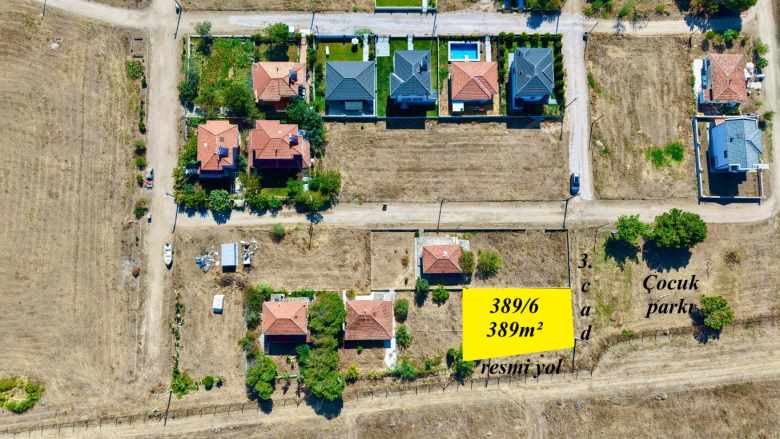 389M2 Köşe Başı Deniz Manzaralı ikiz Villalık Satılık Arsa Mız Biga Gümüşçay Denizatı Emlak