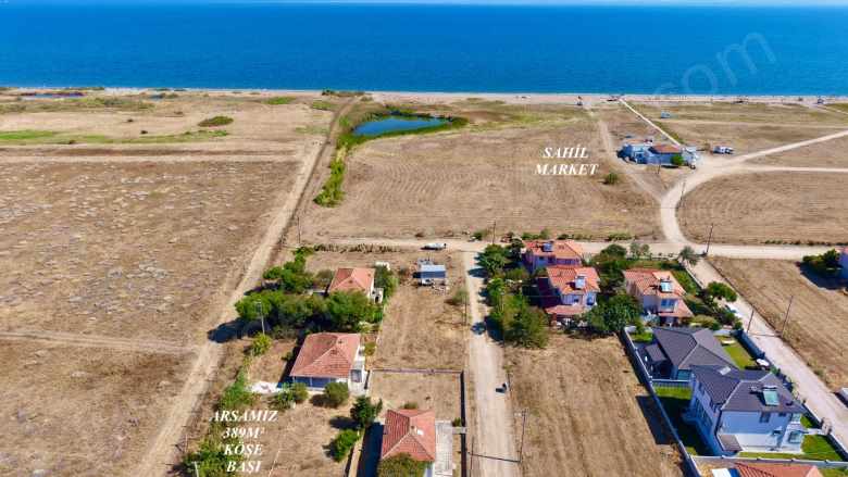 389M2 Köşe Başı Deniz Manzaralı ikiz Villalık Satılık Arsa Mız Biga Gümüşçay Denizatı Emlak