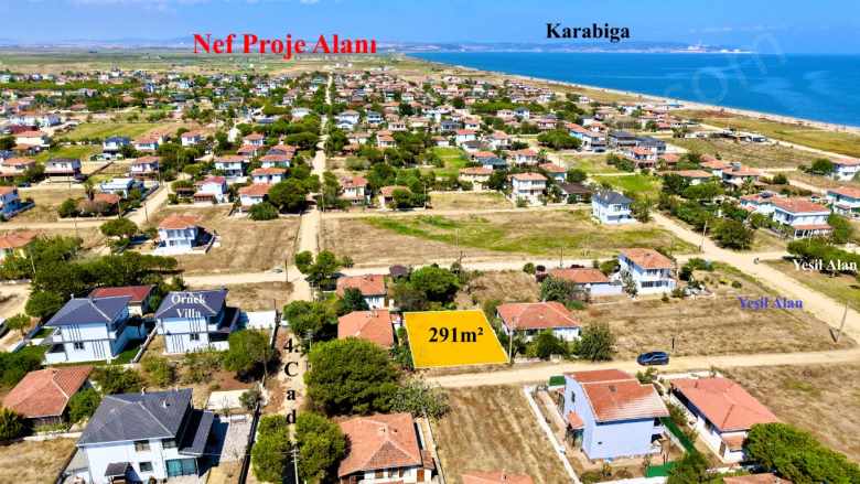 Sakin Konumda 291M2 Satılık Arsa Denize Yakın Biga Gümüşçay Denizatı Emlak