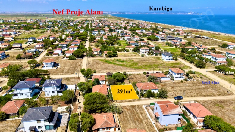 Gümüşçay Biga Satılık Arsa |  291M2 2.200.000Tl İmarlı  Resim-3