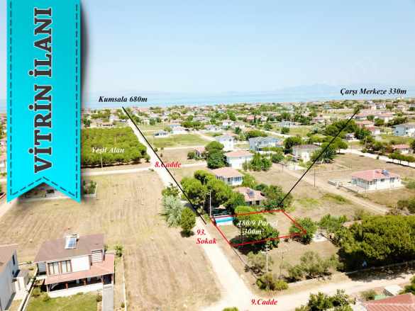 Denizatı Emlak Tan Çocuk Parkı & Yeşil Alana Komşu 300M Batı Cephe Satılık Arsa Biga Gümüşçay