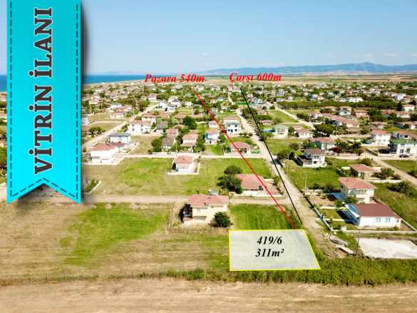 Denizatı 5 Cd Üzeri Köşe Başı 311M Güney Cephe Fırsat Süper Satılık Arsa Biga Gümüşçay